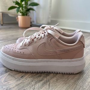 Blush pink nike sneaker